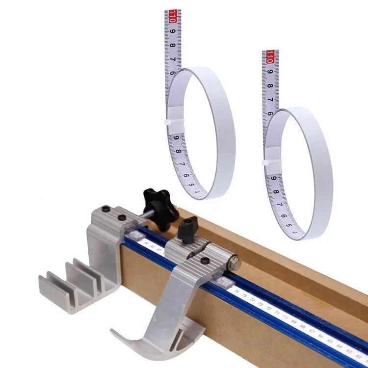 Self Adhesive Workbench Ruler Tape Measure - 1M or 2M Length x 10MM Width for Woodworking Miter Fence - Image 3