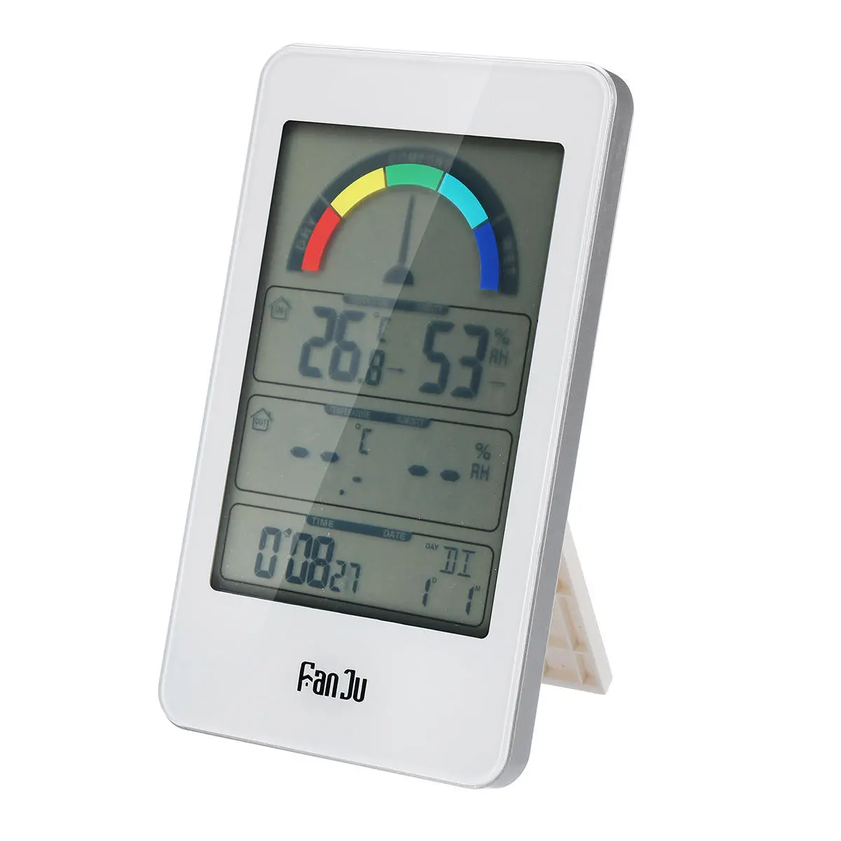 Comfort Indicator Digital Thermometer Hygrometer - Indoor Outdoor with Alarm Clock - Image 5