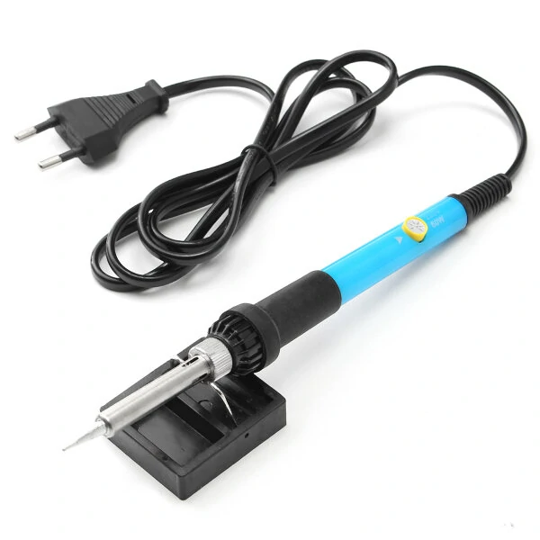 60W Adjustable Temperature Soldering Iron Kit - 110V/220V with EU/US Plug - Image 2