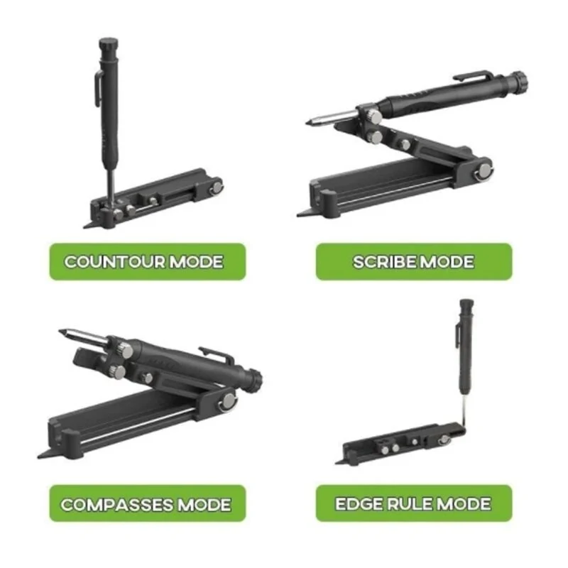 Multi-function Scribing Tool | Adjustable Contour Gauge for Woodworking DIY - Image 5