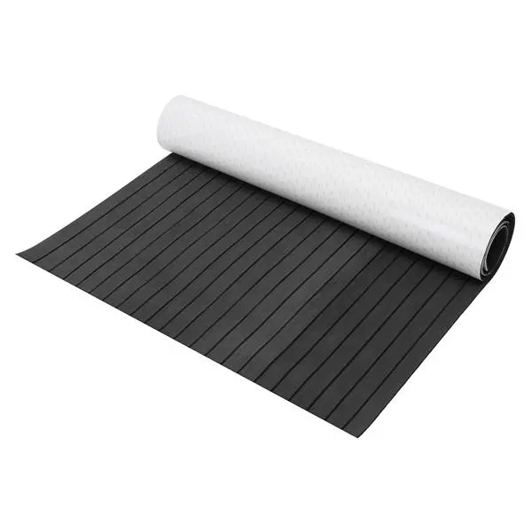 EVA Foam Faux Teak Decking Pad - Dark Grey & Black - 120x240cm Boat Yacht - Image 3