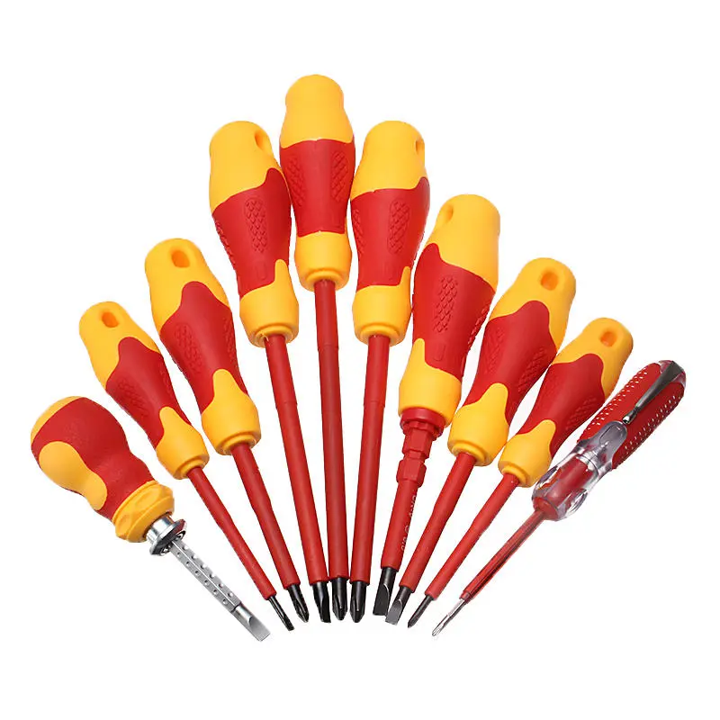 10pcs Insulated Hand Screwdriver Set - Electronic Tool Accessory Kit | 2028E - Image 5