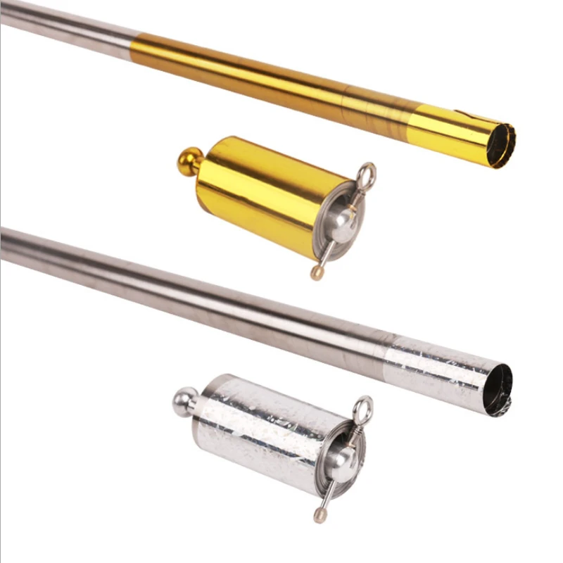 Portable Steel Crowbar Telescopic Stick - Titanium Alloy Self-Defense Tool | Gold - Image 2