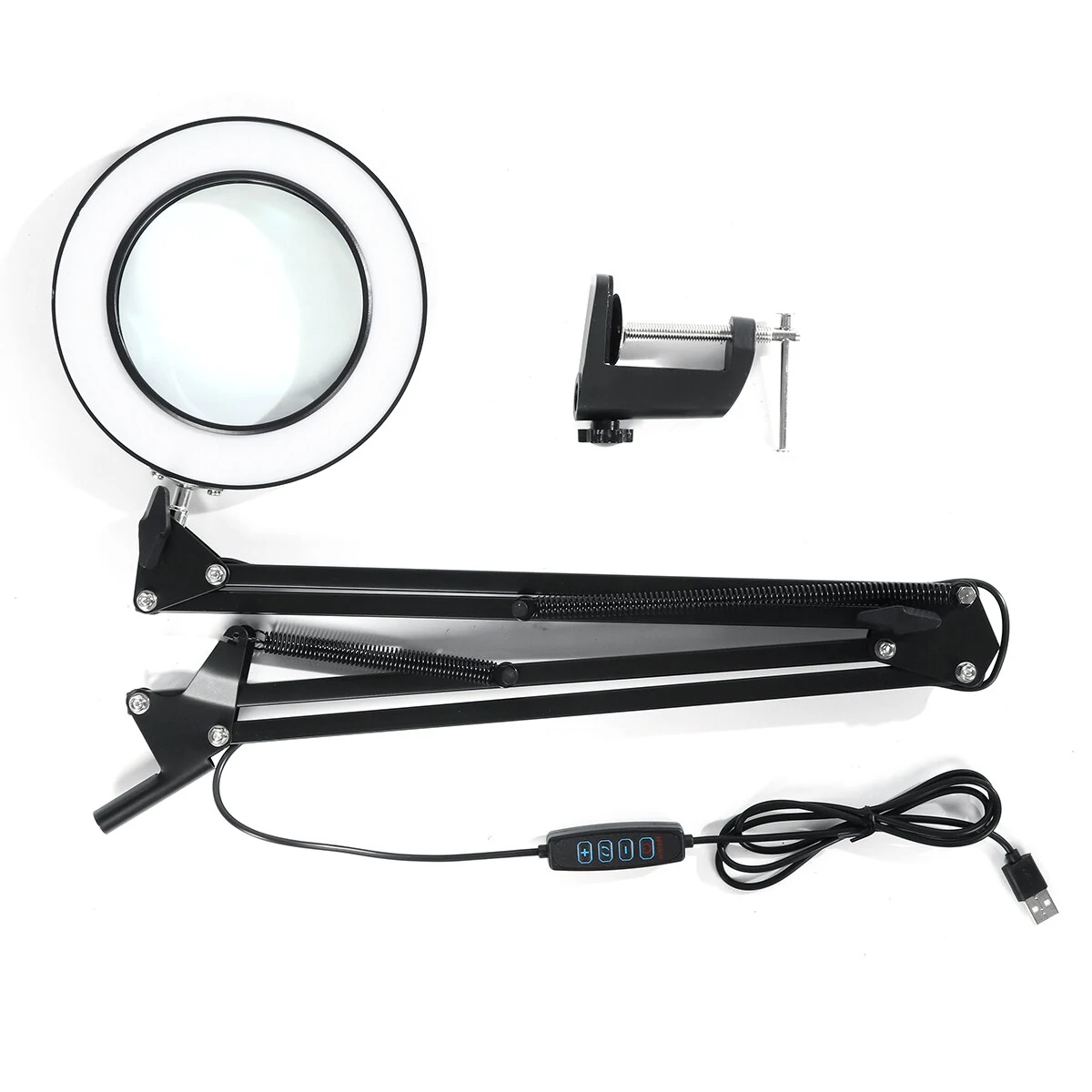 37cm Magnifying Glass Repair Lamp - 3 Color LED Cold Light for Beauty & Tattoo - Image 4