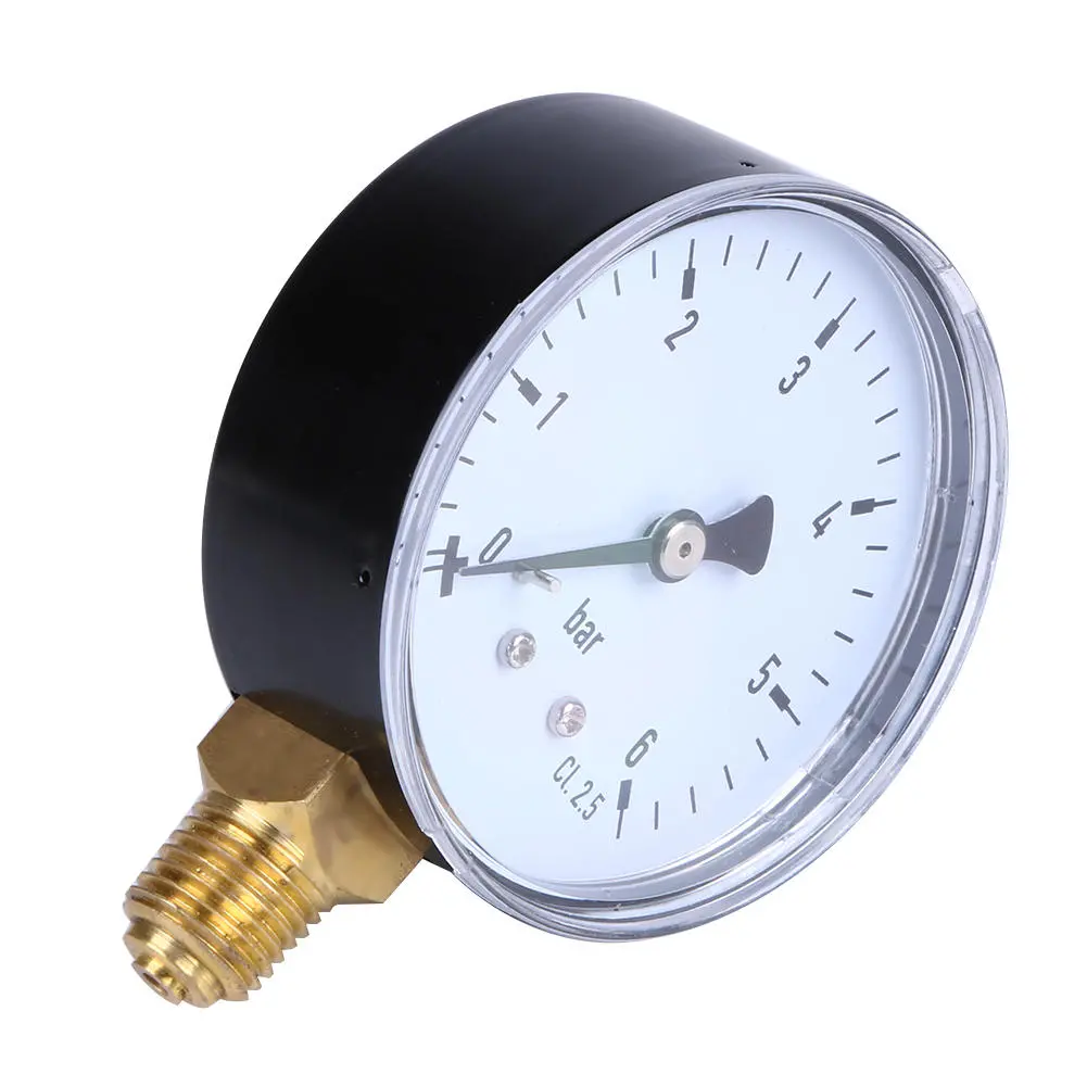 TS-60-6 Mini Pressure Gauge | 6 Bar Dial Meter for Air Compressor & Hydraulic Systems - Image 4