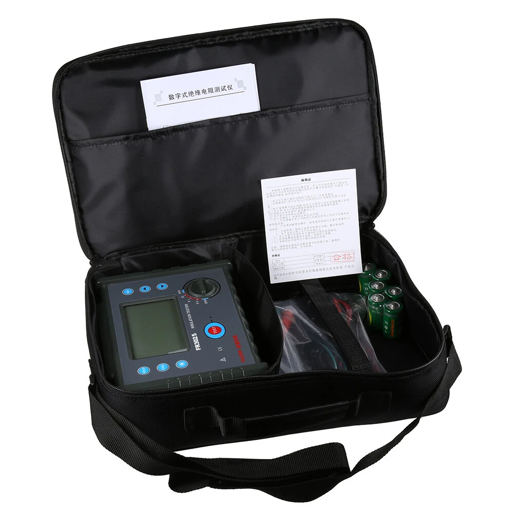 Megger FR3025 Insulation Resistance Tester - 2500V 200GΩ Megohmmeter - Image 4