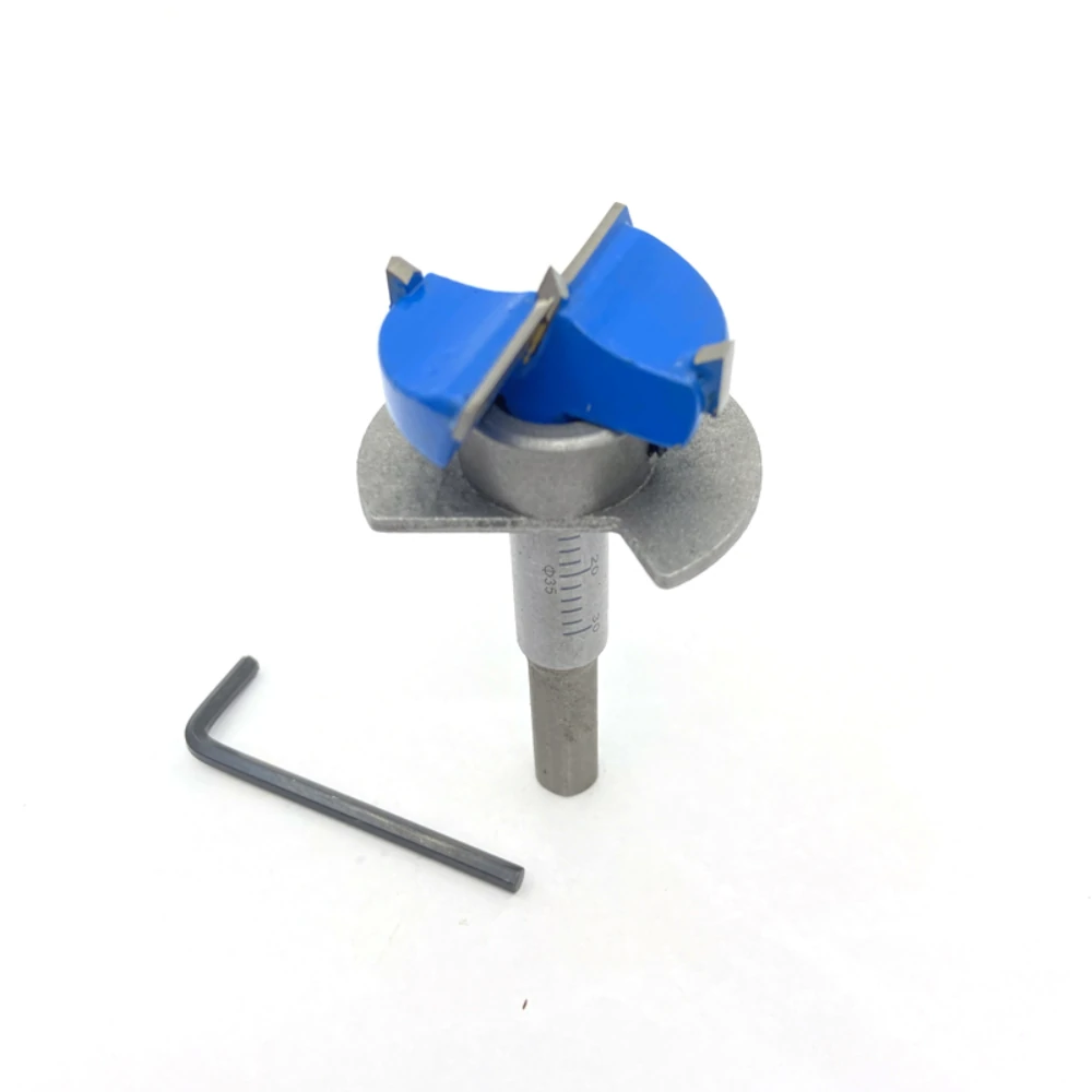 35-40mm Adjustable Tungsten Steel Hinge Hole Opener | Woodworking Boring Bit Tool - Image 3
