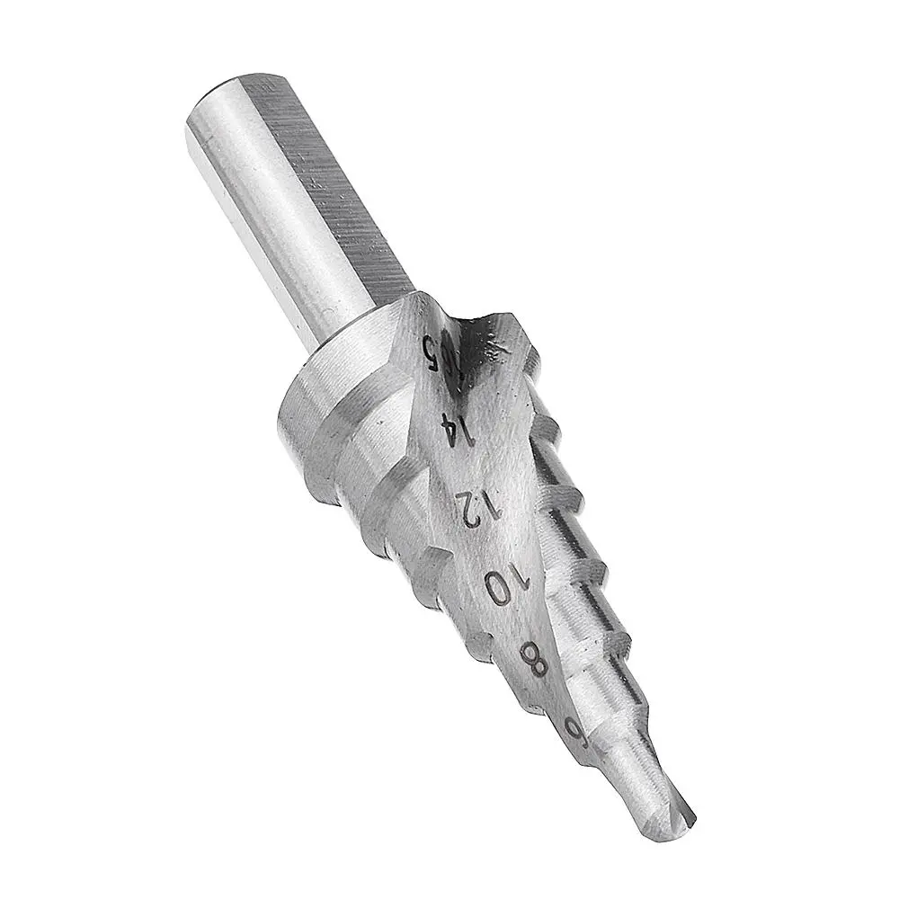 Drillpro HSS Step Drill Bit 4-16.5mm | High Speed Steel Triangular Handle - Image 2