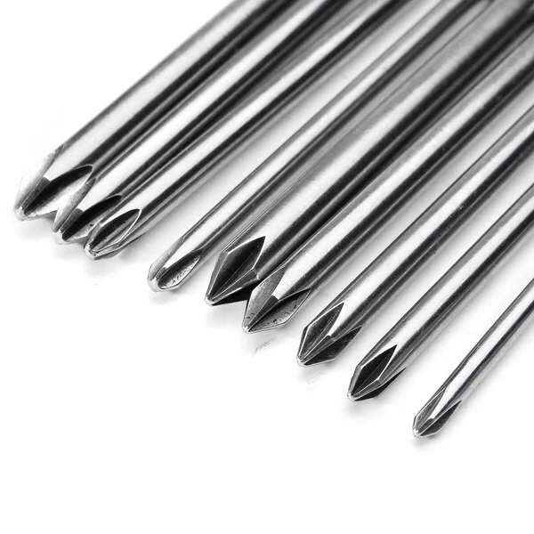 Broppe 9pcs 100mm Magnetic Hex Bits | Cross Head Screwdriver Set - Image 5