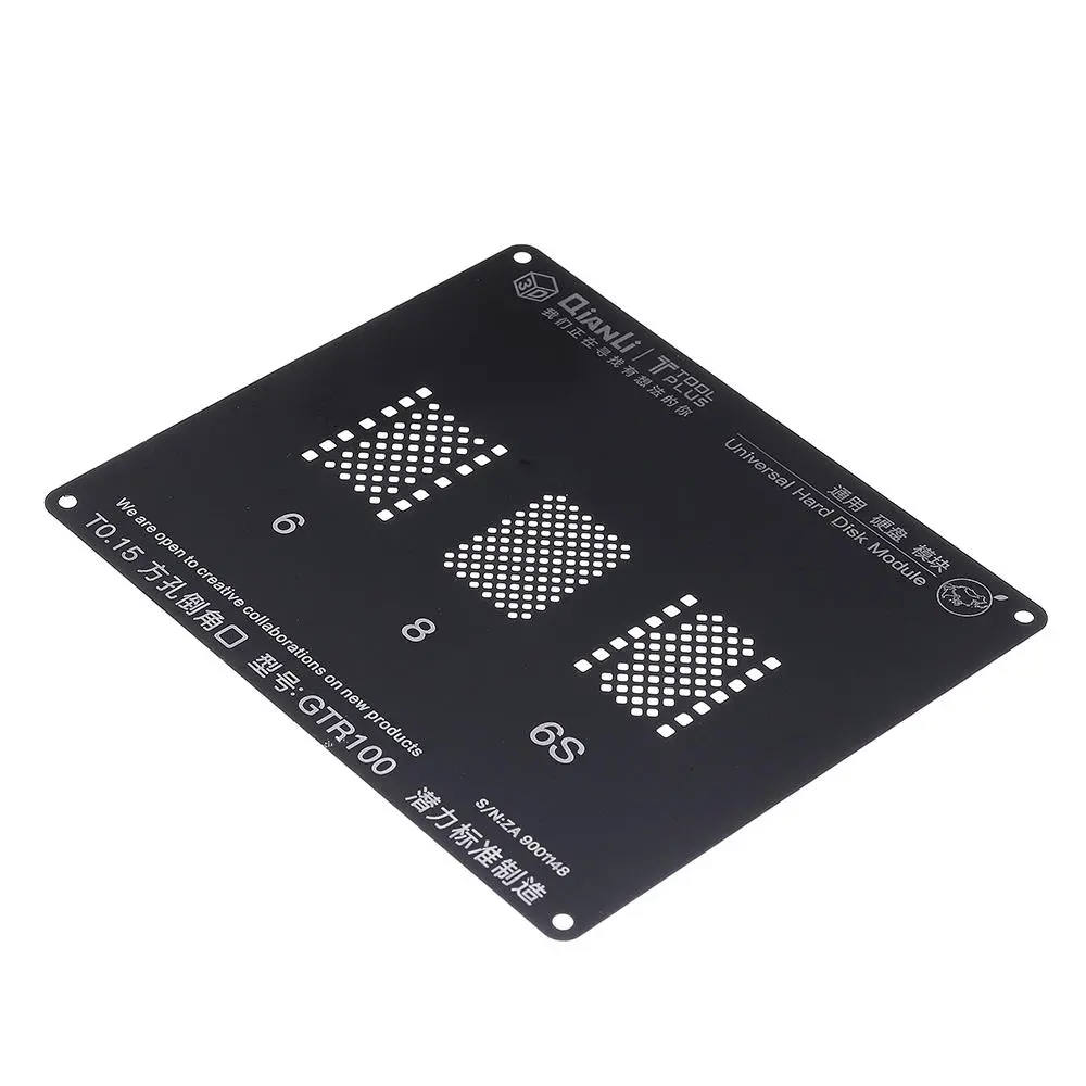Qianli GTR100 3D BGA Reballing Stencil | Hard Disk Module Tool for iPhone 5-8P - Image 4