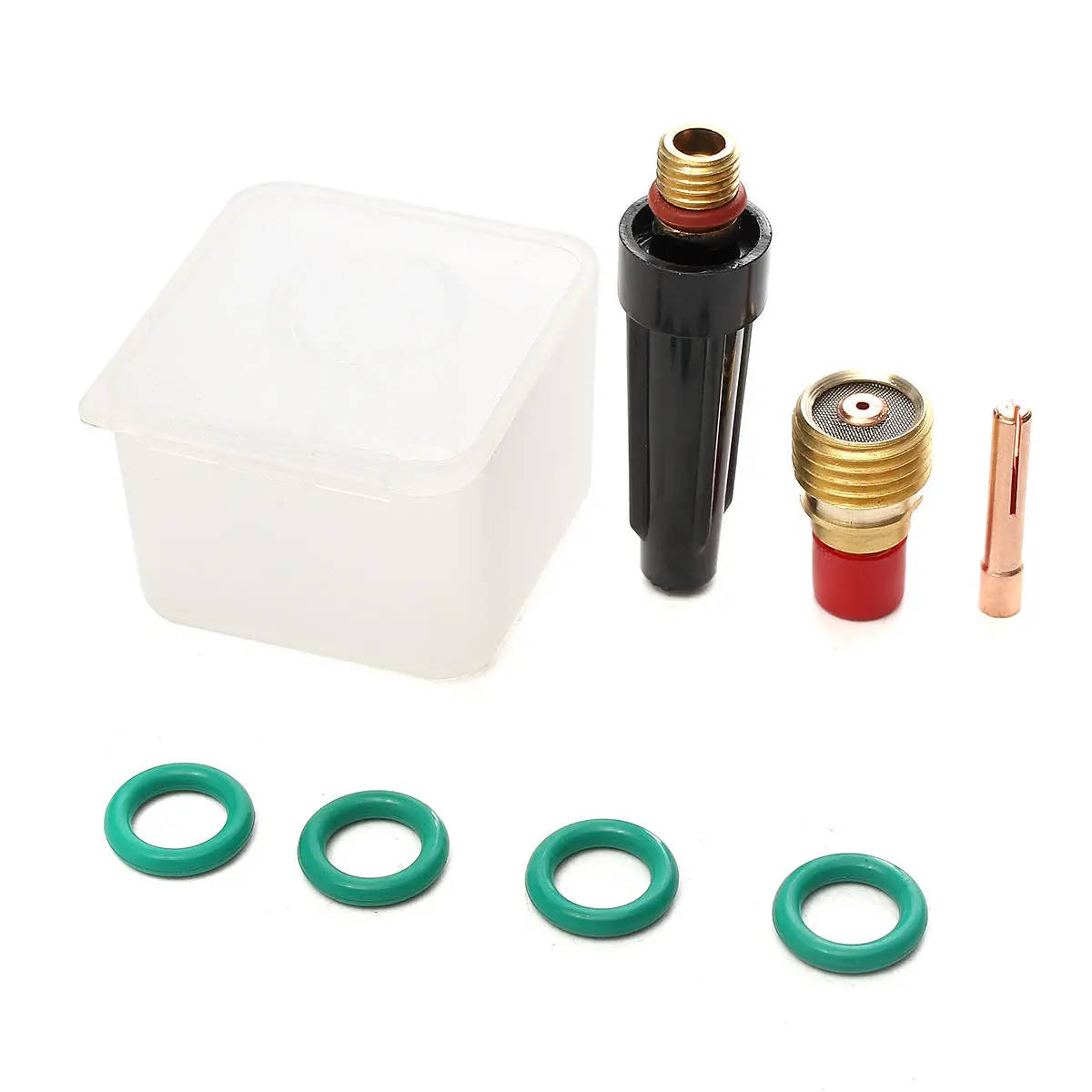 8 PCS TIG Welding Torch Kit - Gas Lens & Glass Cup for WP-9/20/25 Series - Image 2