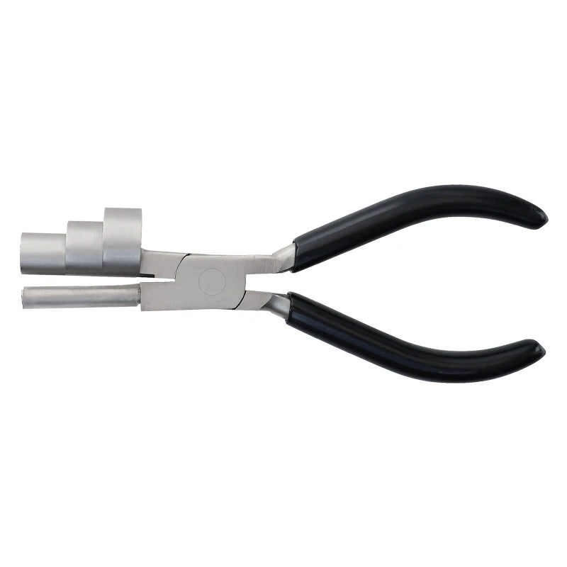 Mini Jewelry Pliers - 6 Inch 3-in-1 Flat Round Nose for DIY Hand-Wound Modeling - Image 3