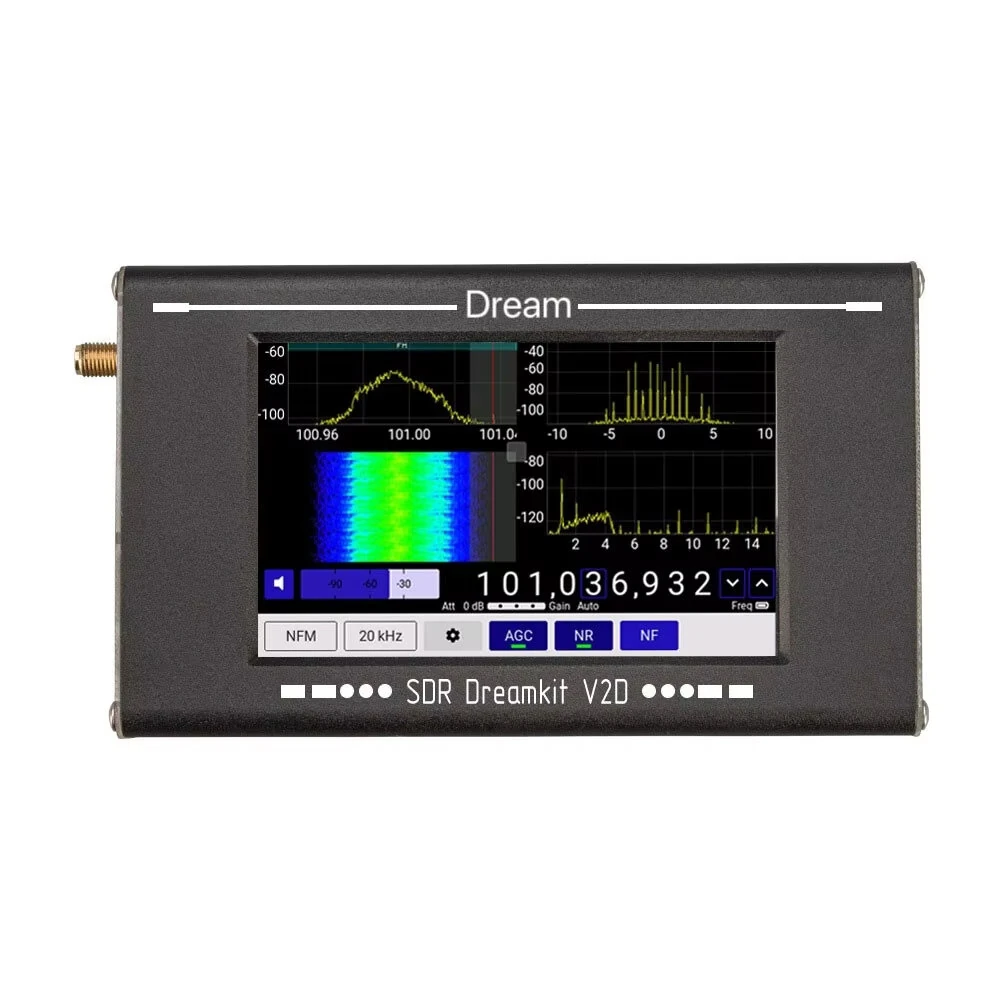 HAMGEEK SDR Dreamkit V2D Handheld Receiver | 100KHz-2800MHz All-Band | Portable with Built-in Speaker & PC Support - Image 4