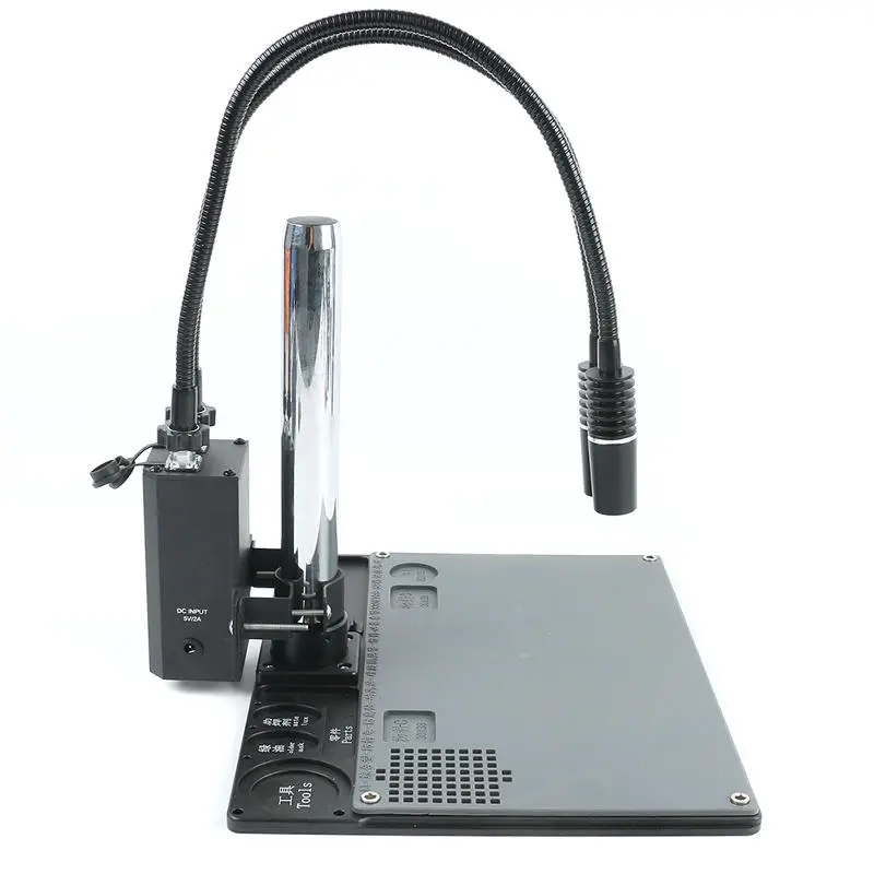 AmScope 6W 6500K LED Gooseneck Illuminator | Dual Spot & Fill Light for Stereo Microscopes - Image 3