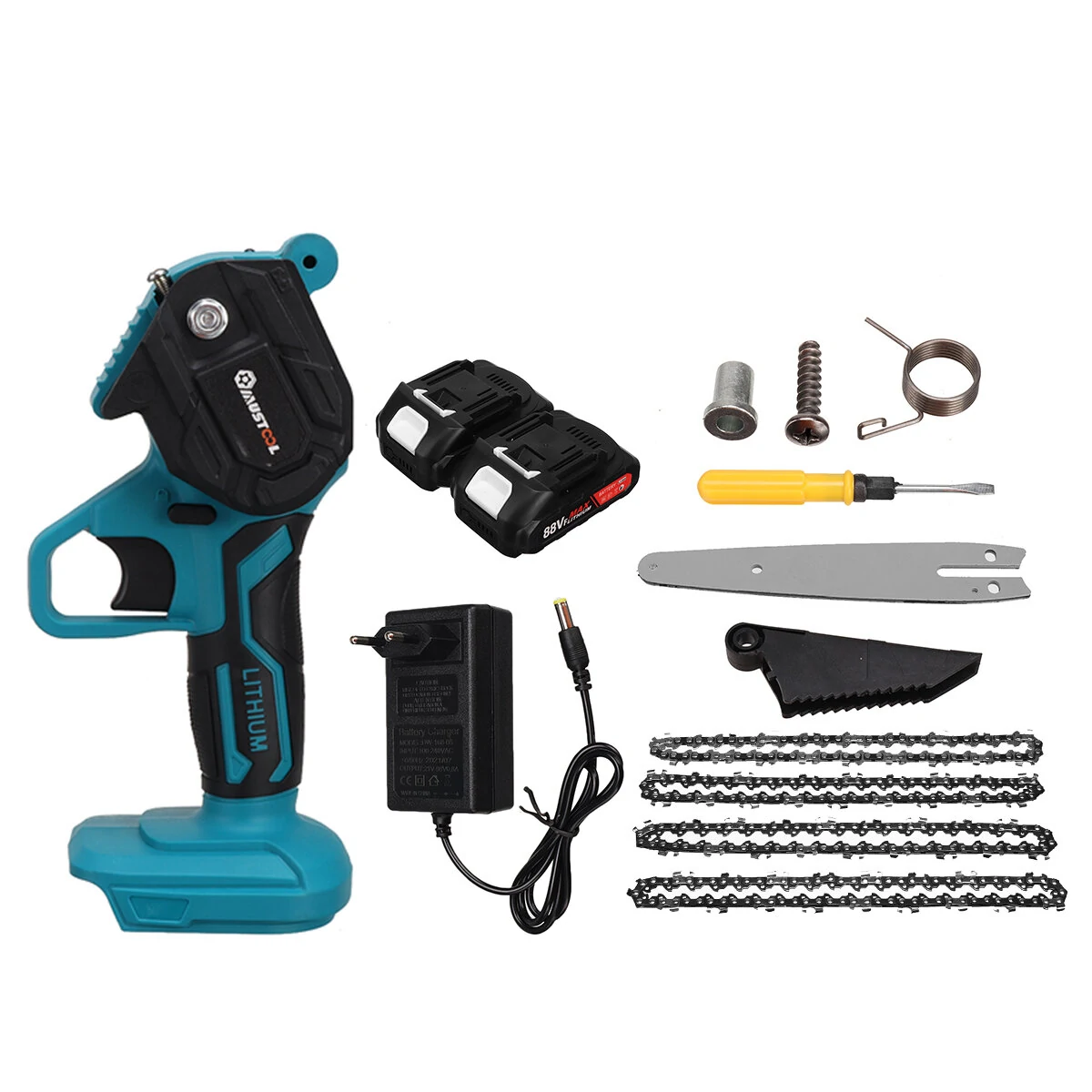 1200W Electric Chain Saw - 6 Inch Rechargeable | 9000mAh Battery & 10000rpm - Image 2