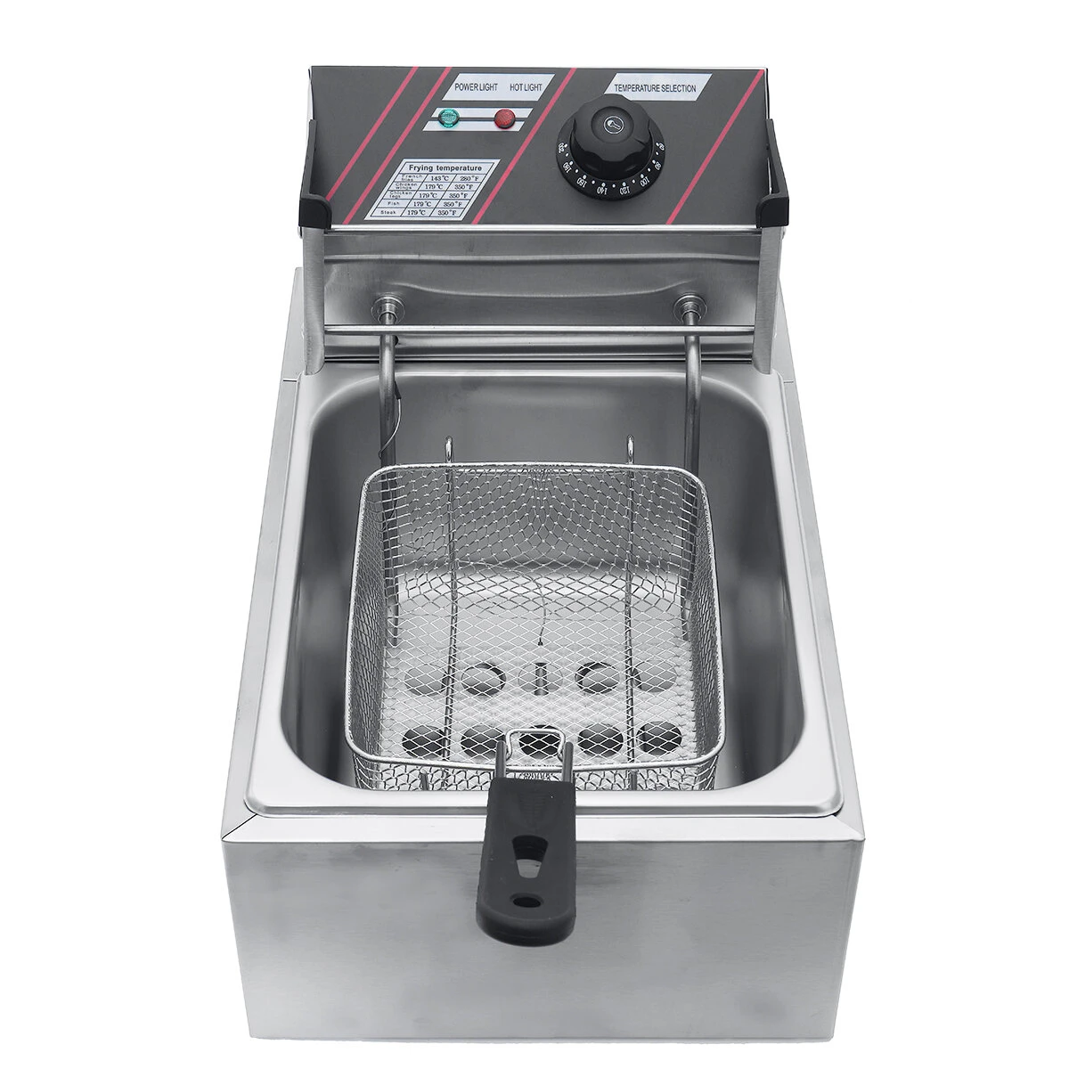 Commercial Electric Deep Fryer - Oil Cylinder Fryer for French Fries & Grill | US Plug - Image 4