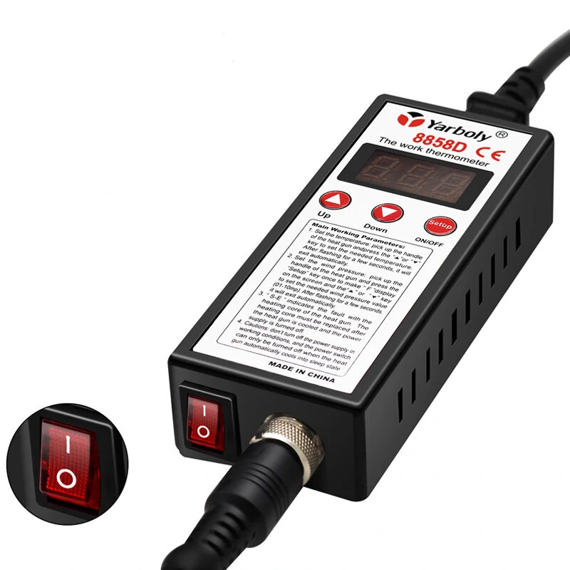 Yarboly 8858D Hot Air Gun Bework Station | SMD SMT Soldering & Welding Repair Tool - Image 2