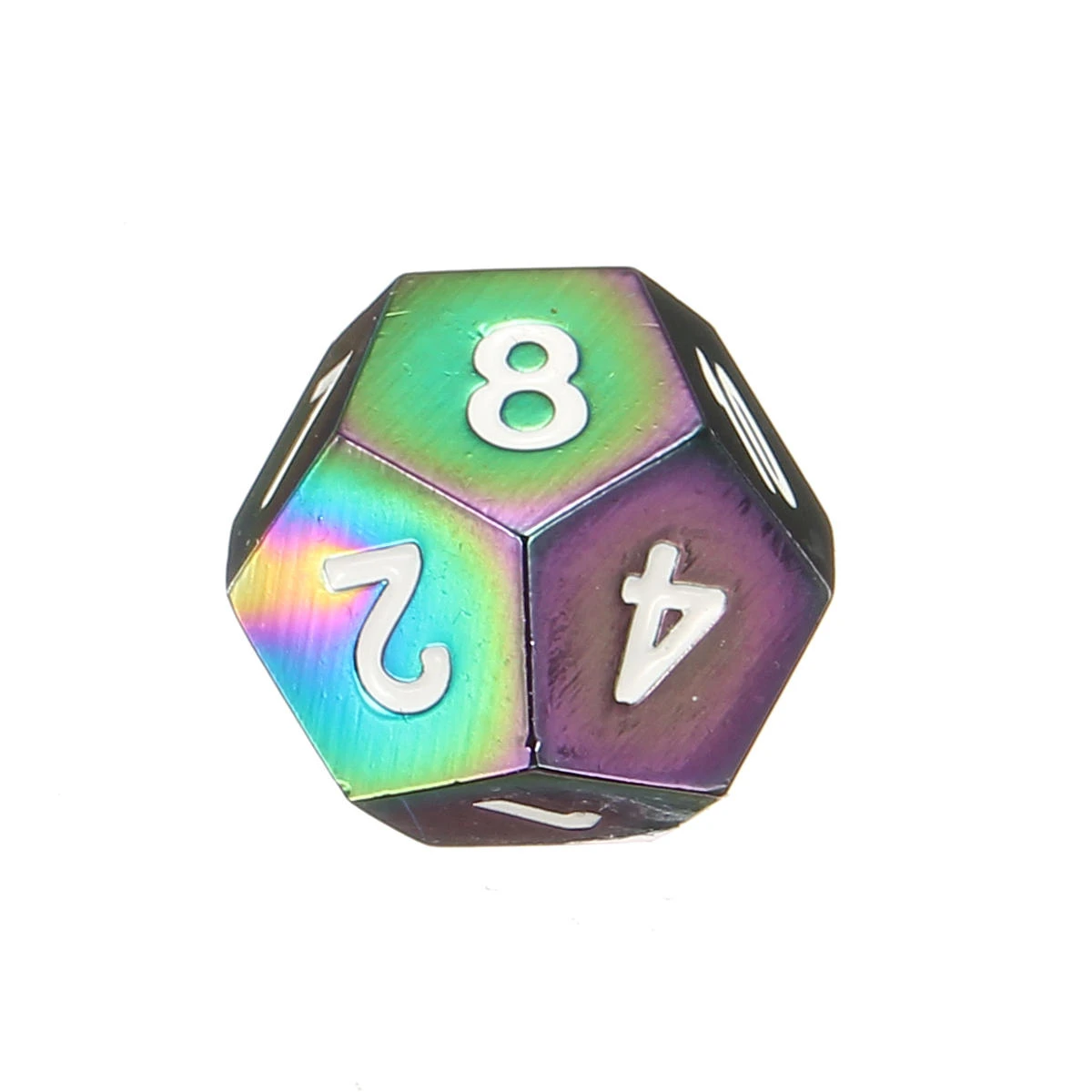 7Pcs Colorful Zinc Alloy Polyhedral Dice Set | D&D Board Game Accessory - Image 5