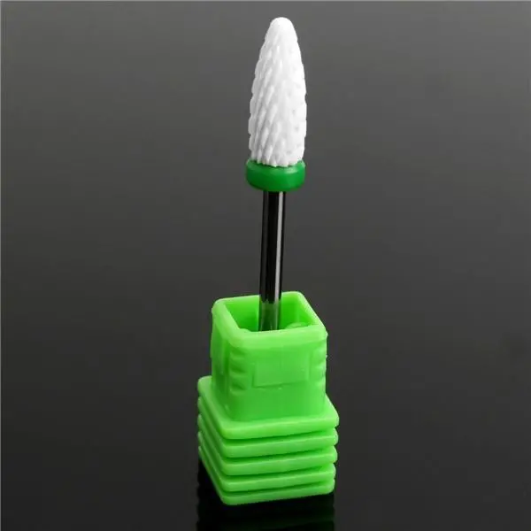 3/32 Inch Shank 6mm Grinding Head | Ceramic Nail File Drill Bit for Electric Drill - Image 2