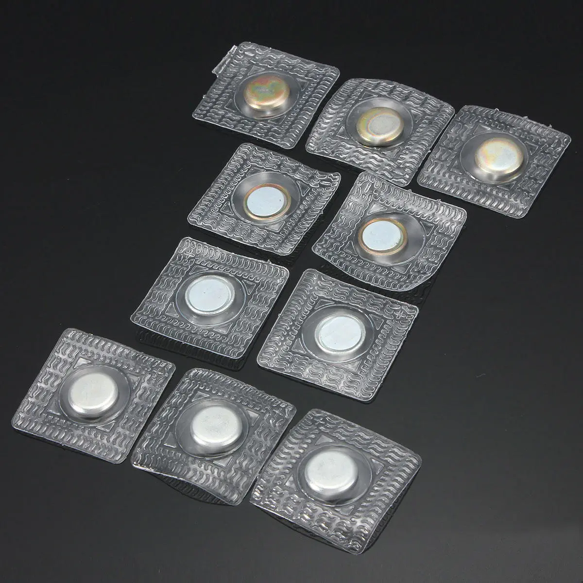 10pcs 11x1mm PVC Invisible Magnet Snaps | Hidden Sew-in Magnetic Fasteners - Image 2