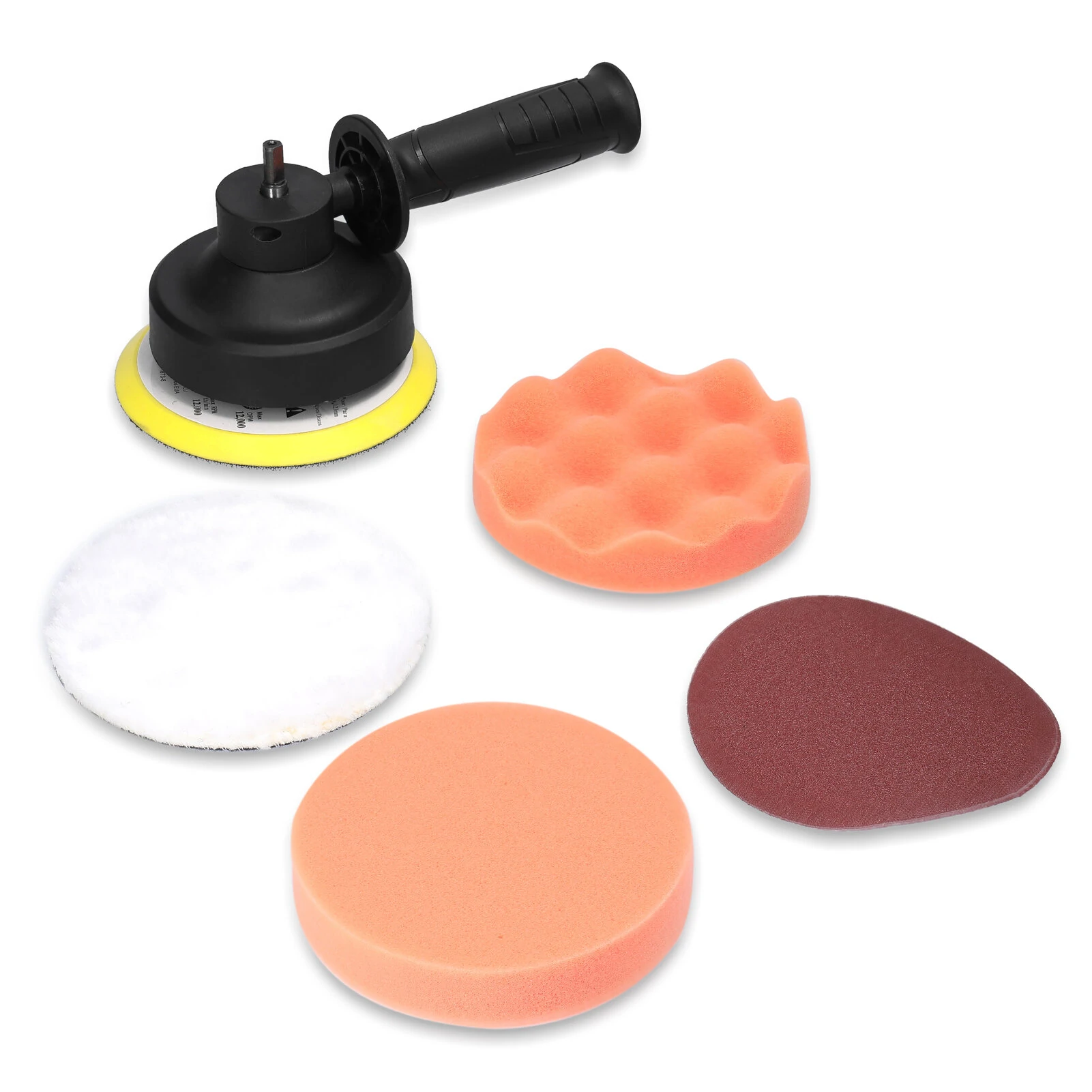 Electric Drill to Polishing Machine Attachment - Car Rotary Polisher with Pad - Image 2