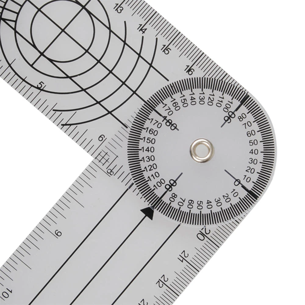3pcs Professional Goniometer - 360 Degree Multi-Ruler for Spinal Angle - Image 5
