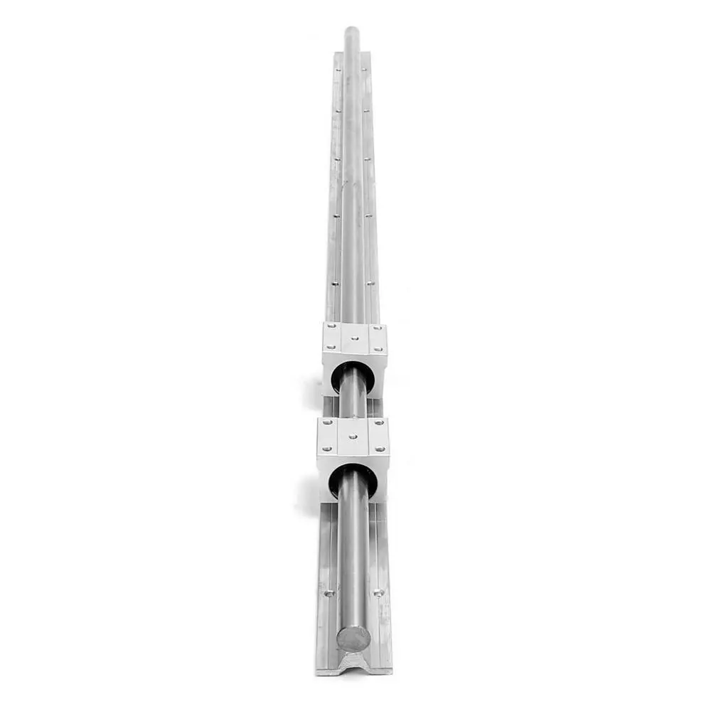 Machifit SBR12 1000mm Linear Rail Guide - 2 SBR12UU Bearing Blocks | Optical Axis - Image 2