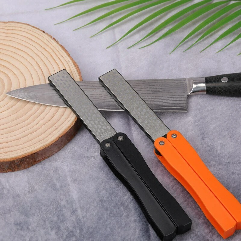 DMD Portable Double Side Grindstone - Professional Kitchen & Pocket Knife Sharpener | Diamond Sharpening Stone - Image 2
