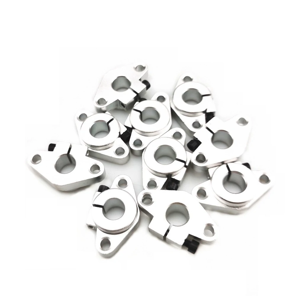 Machifit SHF12 Aluminum Alloy Linear Rail Shaft Support - 10pcs Set for CNC XYZ Table - Image 3