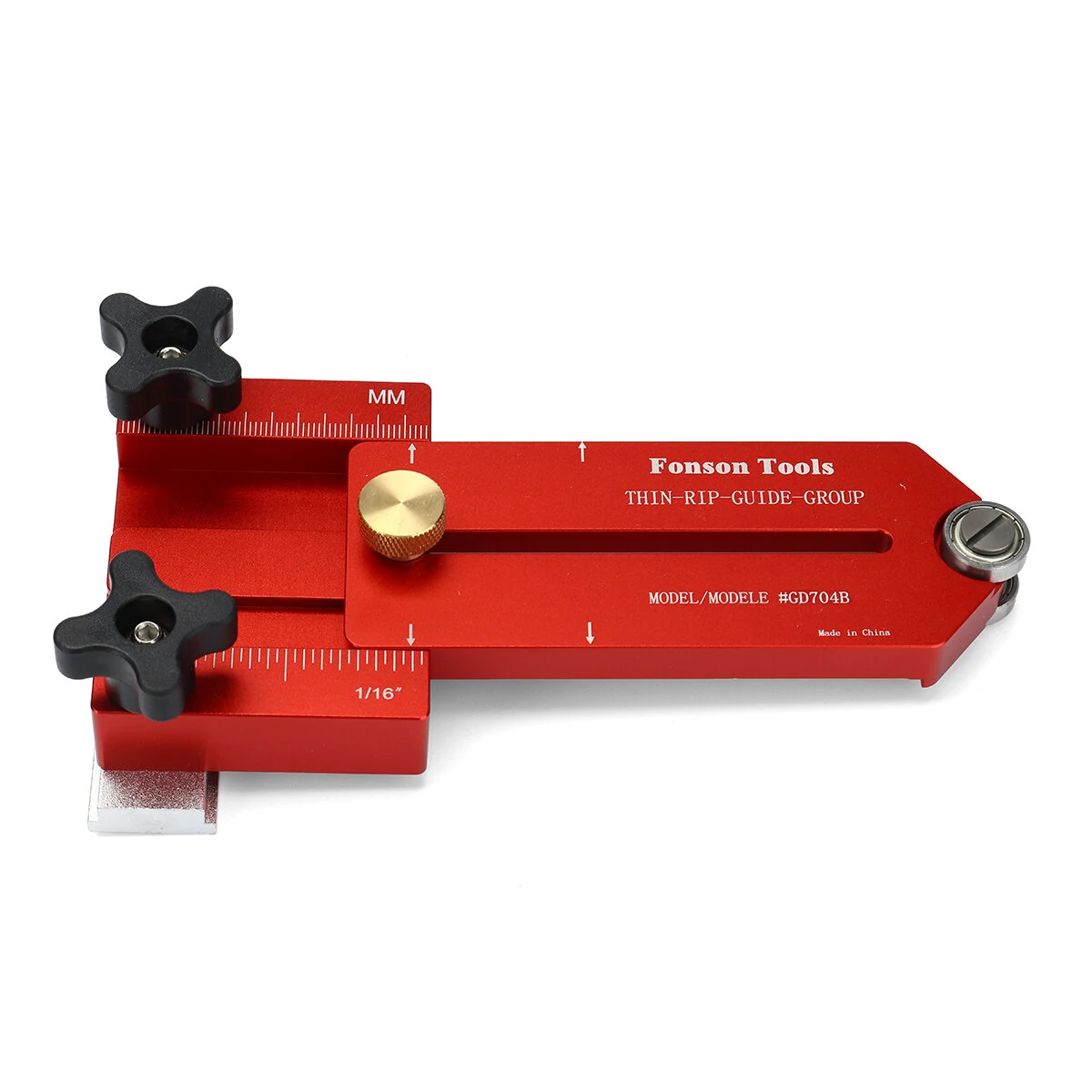 FONSON Upgrade Thin Rip Guide | Extended Table Saw Fence | T-Track Workbench Guide - Image 3