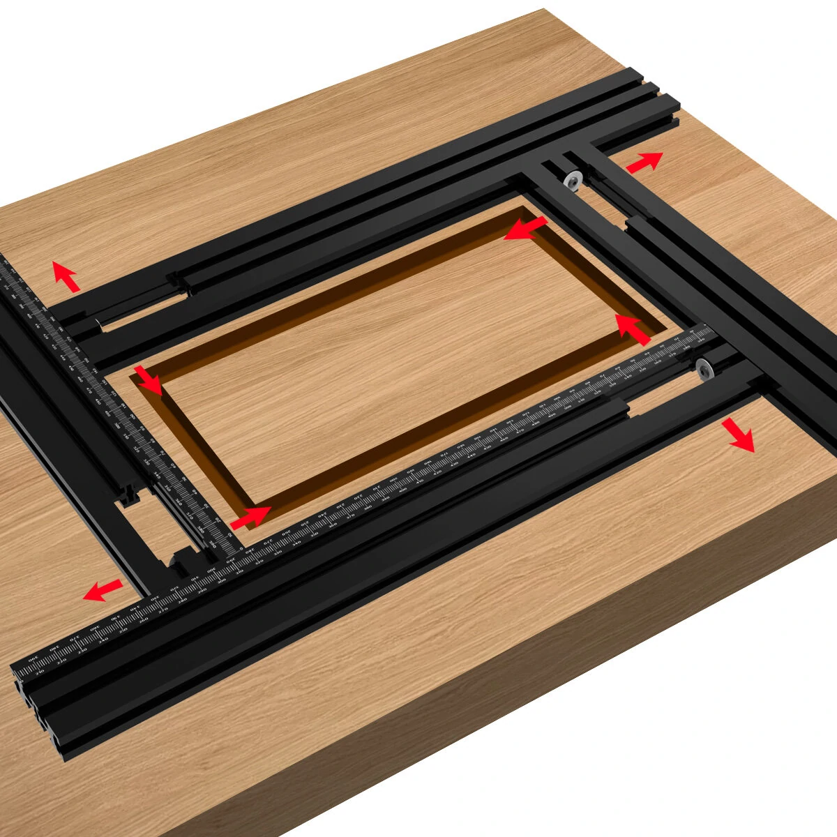 ENJOYWOOD Trimming Machine - Multi-functional Guide Rail for Milling & Engraving - Image 2
