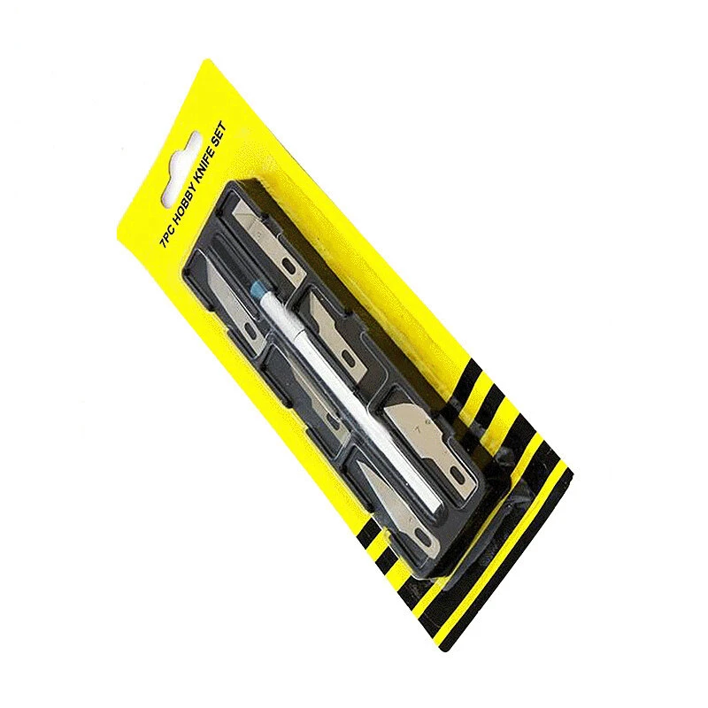 Non-Slip Metal Cutters Kit - 6 Blades for Engraving & DIY Craft Repair - Image 2