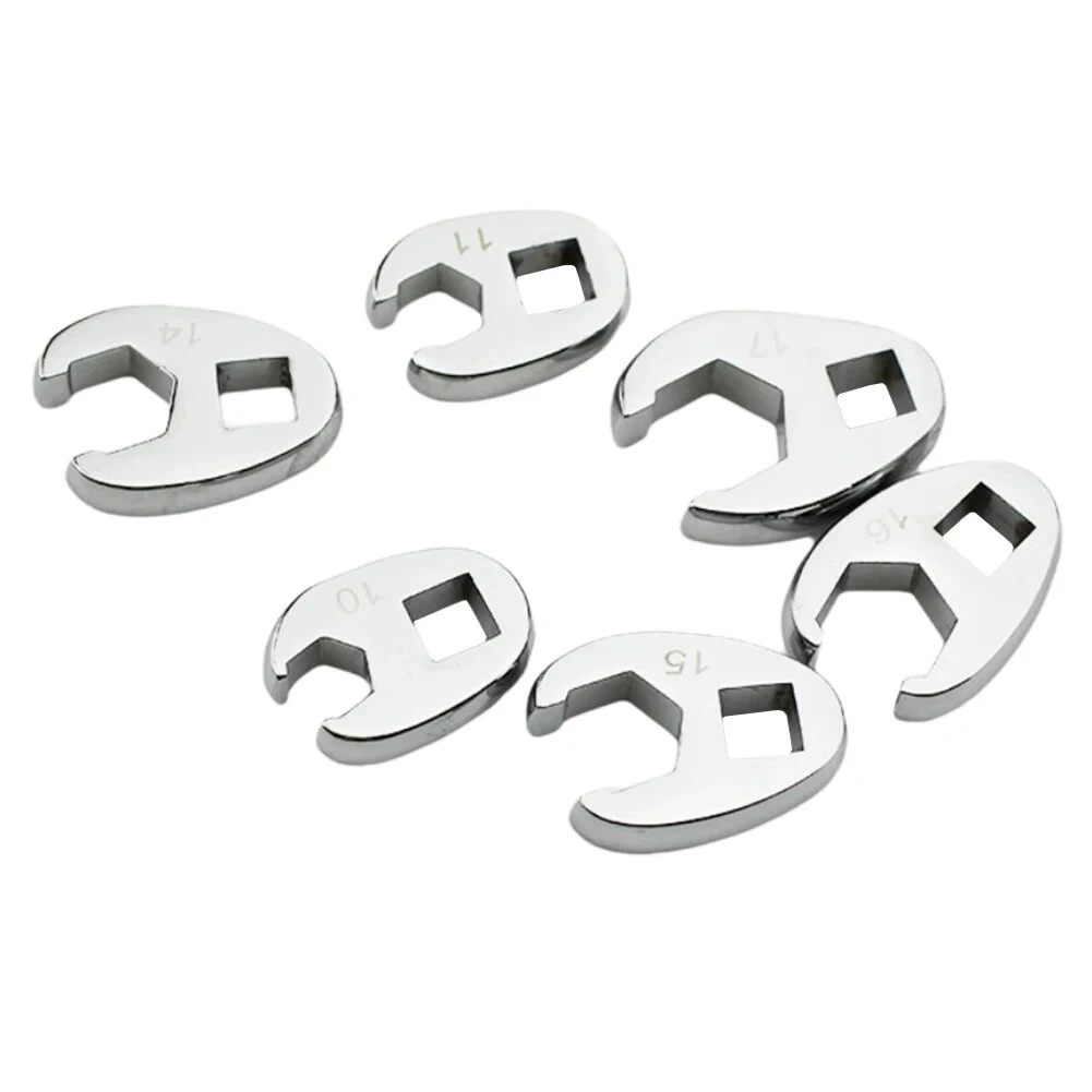 Craftsman 10PCS 3/8 Drive Crowfoot Wrench Set | 10-22mm Metric & SAE | Chrome - Image 5