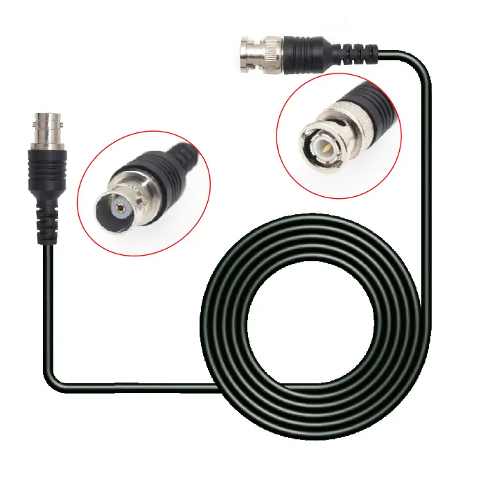 3Pcs Y112 BNC Male to Female Test Cable - 1M Oscilloscope Probe | Q9 Cable - Image 2