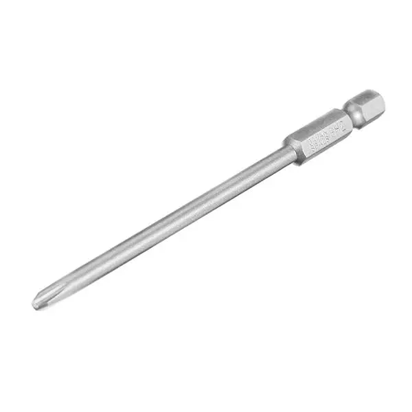 10pcs 100mm x 4.0mm PH2 Magnetic Screwdriver Bits Set | Hex Shank - Image 3
