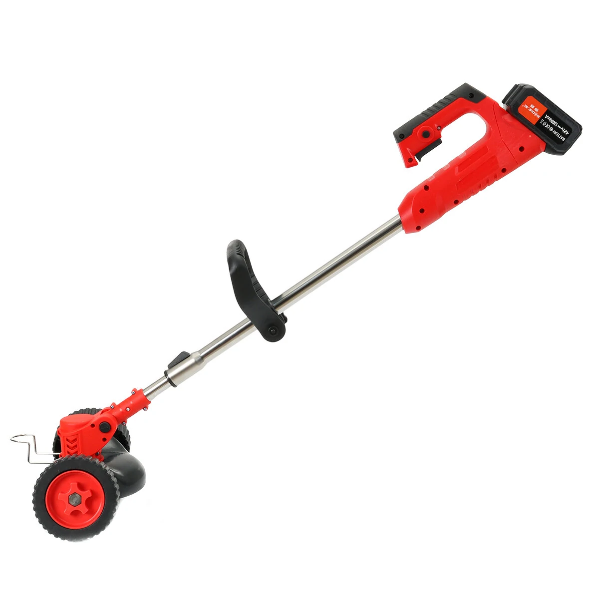 42V Cordless Grass Trimmer & Hedge Trimmer Set - 13000mAh w/ Wheels - Image 3