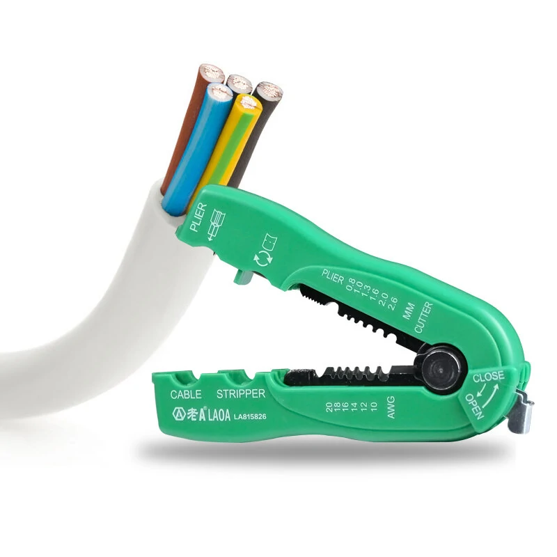 Laoa Multifunctional Wire Cutter Stripper | 0.8-2.6mm Cable Crimp Tool | Portable Hand Tool - Image 5