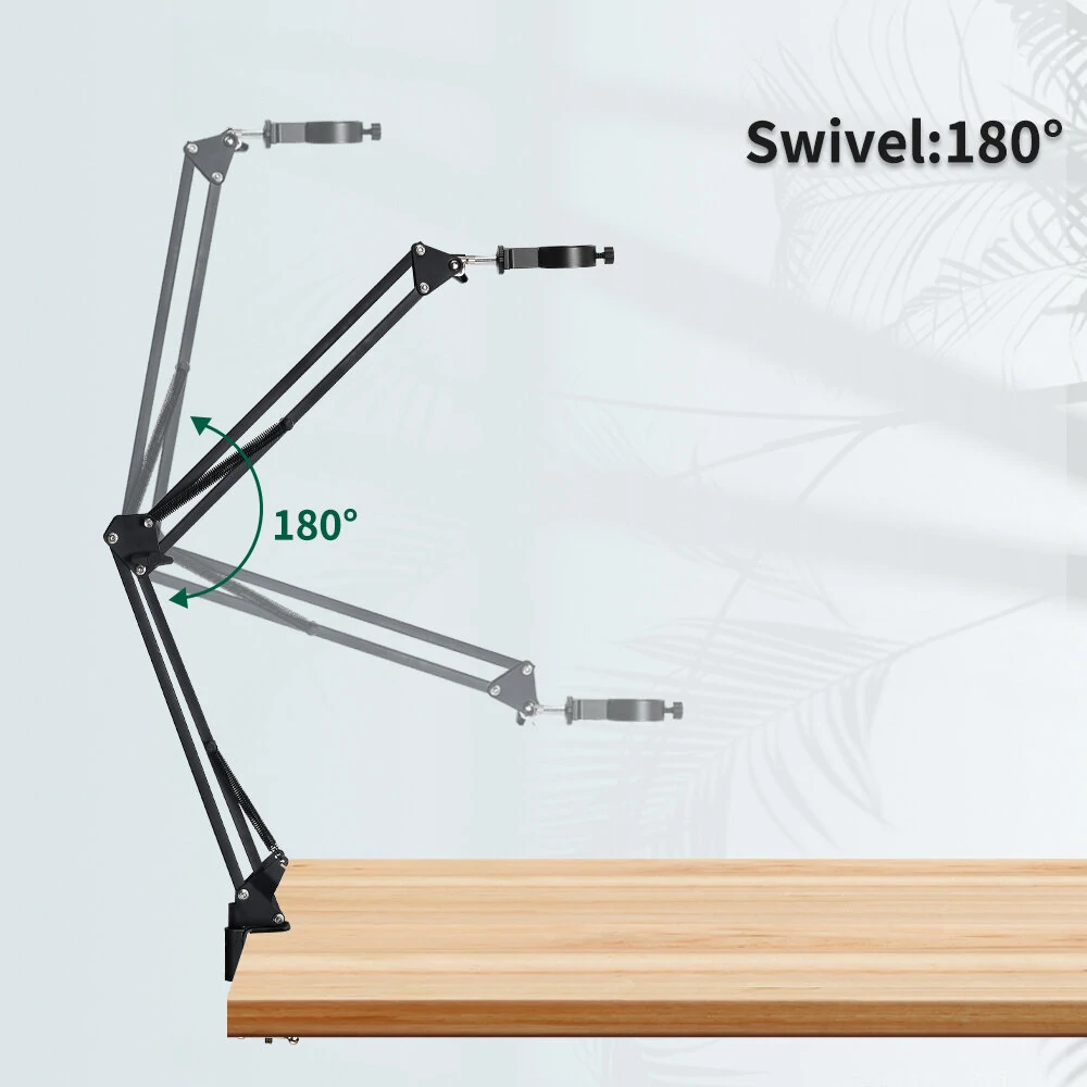 Industrial Microscope Camera Bracket - 360° Rotation & Monocular Design | High Quality Metal, 3.5 lbs Load | Compatible with 42mm & 50mm Lenses - Image 4