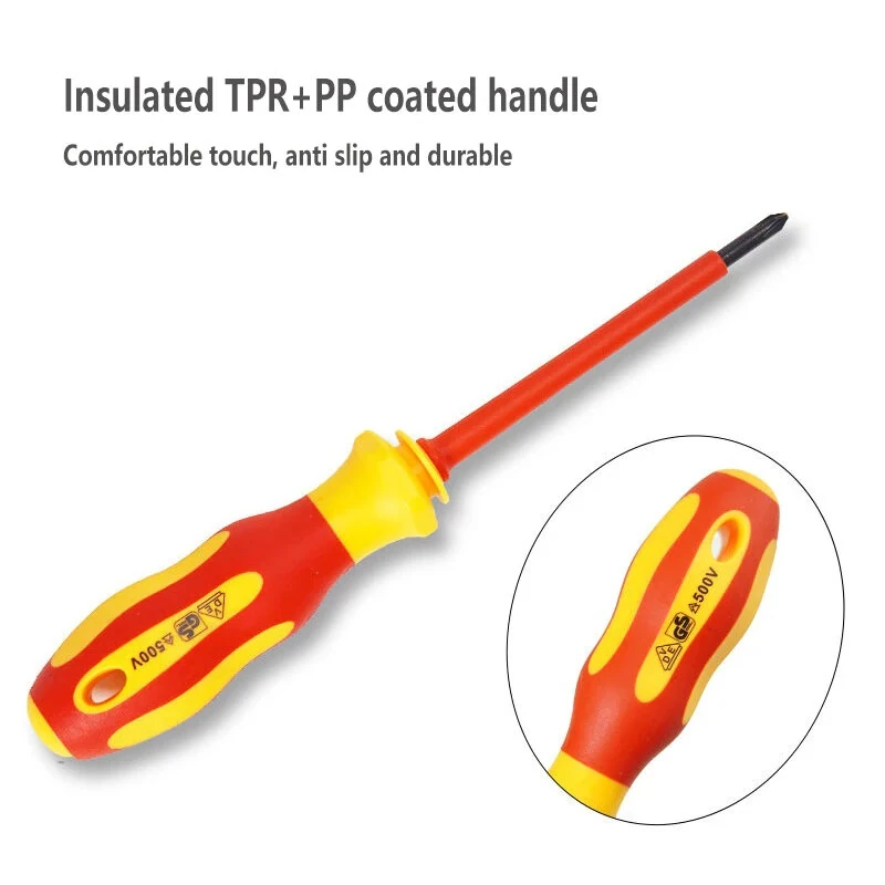 Klein Tools 10-in-1 Insulated Screwdriver Set | Anti-Electric Red Handles - Image 5