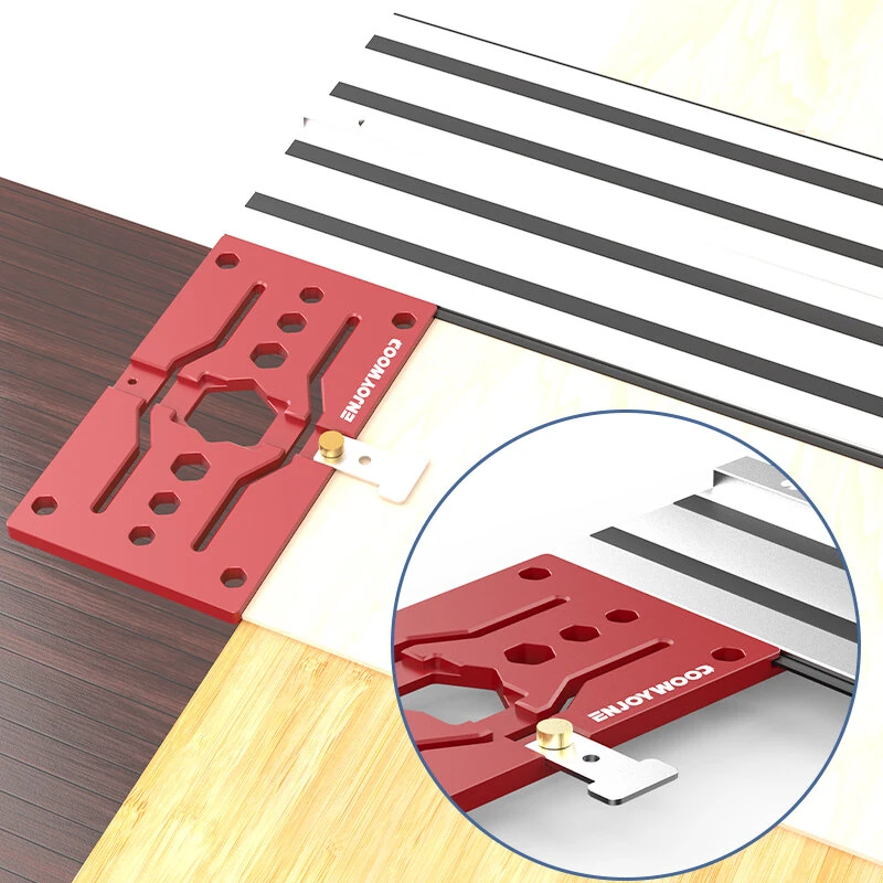 ENJOYWOOD Track Saw Right Angle Guide | Square Angle Stop for DeWalt Rail - Image 5