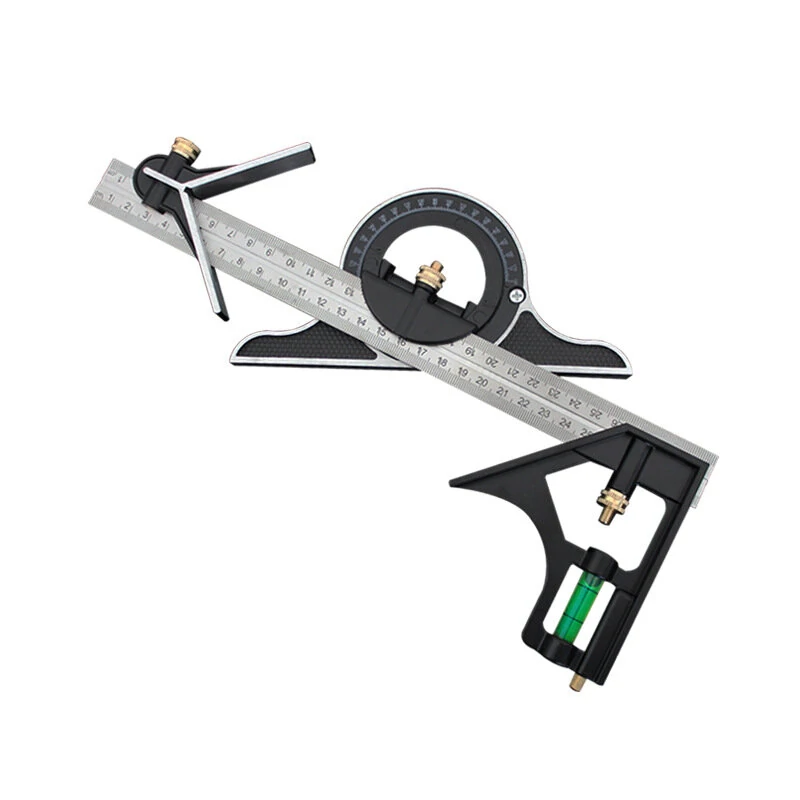Adjustable Multi Combination Square Angle Ruler - 300mm Universal Measuring Set - Image 2