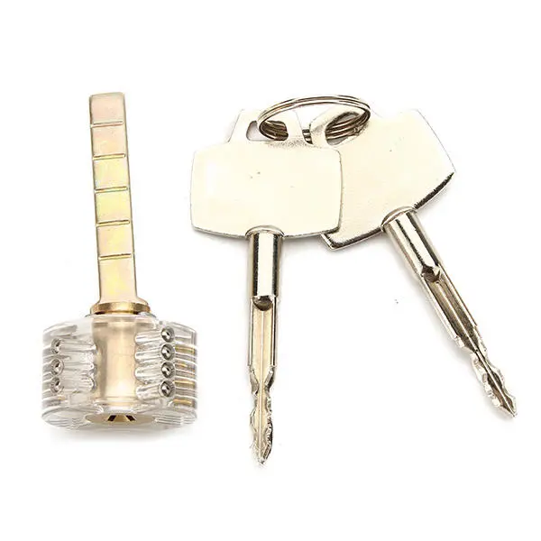 6Pcs Transparent Practice Padlock Kit | Locksmith Training Skill Set - Image 4