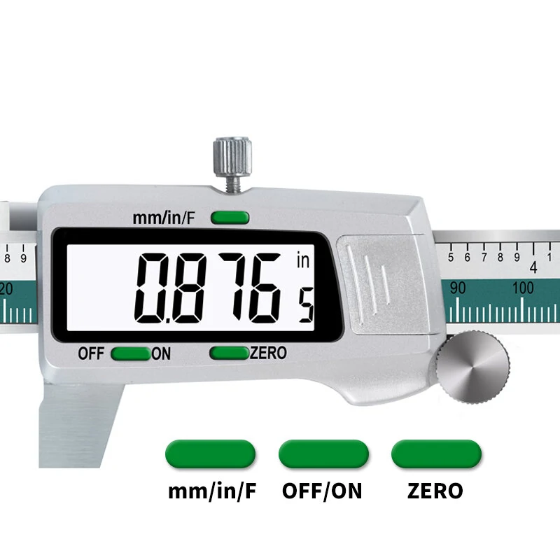 Mitutoyo 150mm Digital Caliper | 6 Inch LCD Screen | Fraction/MM/Inch High Precision - Image 3
