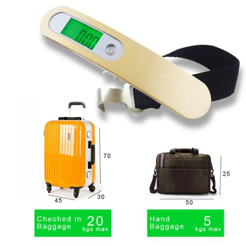 Digital Luggage Scale 50kg - Portable Hanging Scale with Backlight | Silver - Image 4