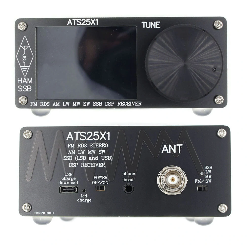 ATS25X1 DSP Receiver - 2.4 Inch Touch Screen All Band Radio - FM LW MW SW SSB - Image 4