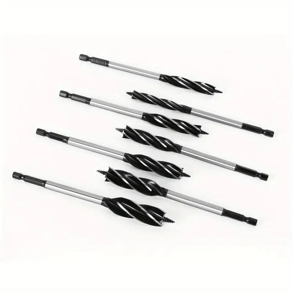 LAVIE 6PCS 6.35mm Shank Twist Drill Bits | 4 Flutes for 10-20mm Cutting - Image 4