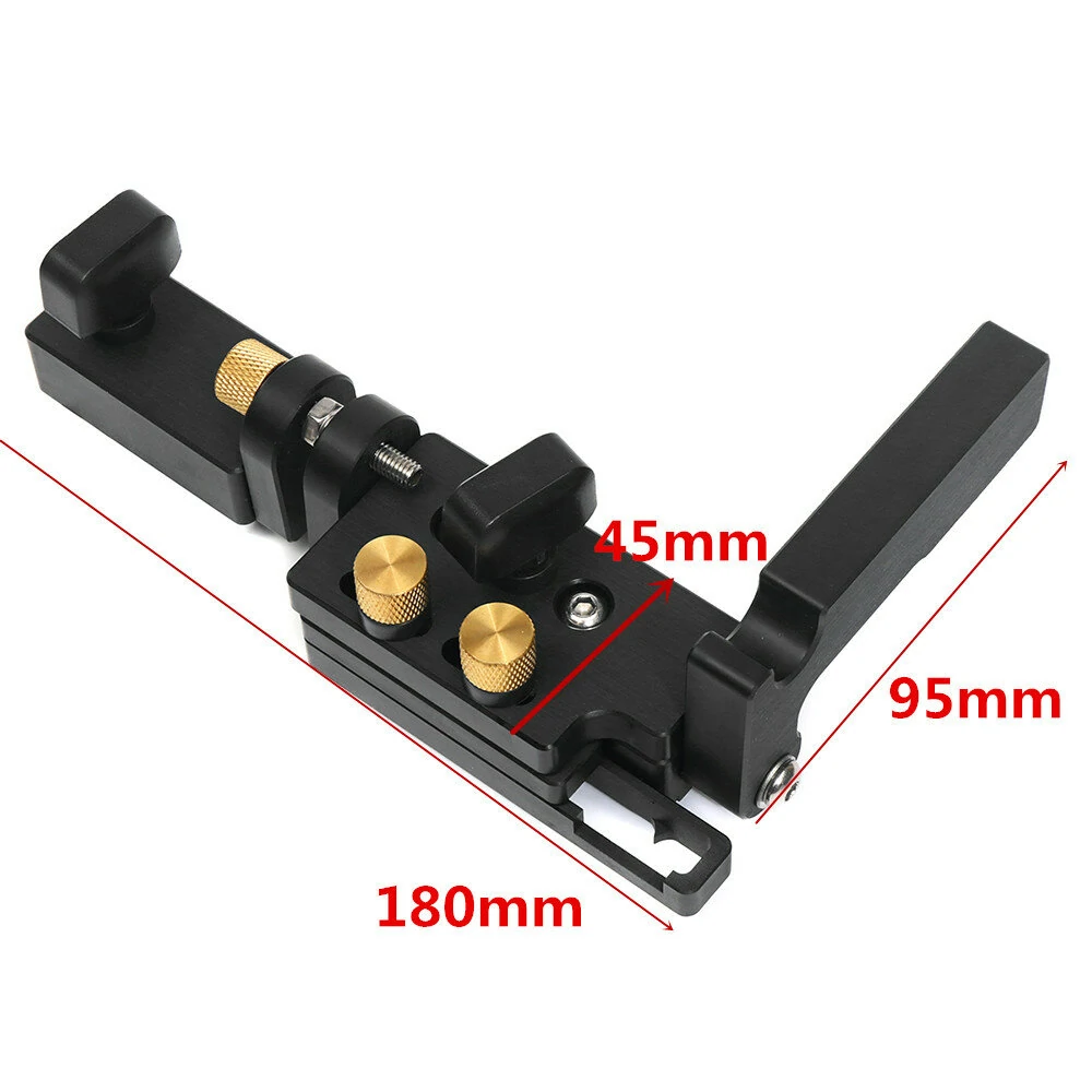 Drillpro Flip Stop For Miter Gauge - Micro-Adjustable T-Track Woodworking Tool - Image 3