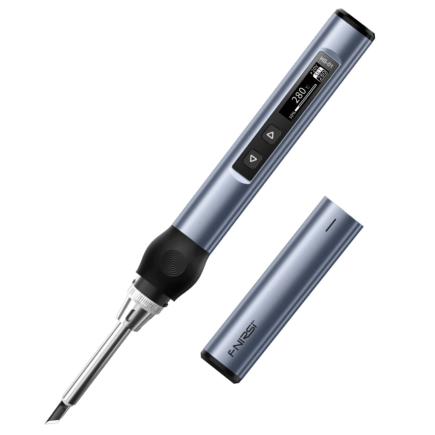 FNIRSI HS-01 Portable Soldering Iron Station Kit - Adjustable Temperature Welder - Image 3