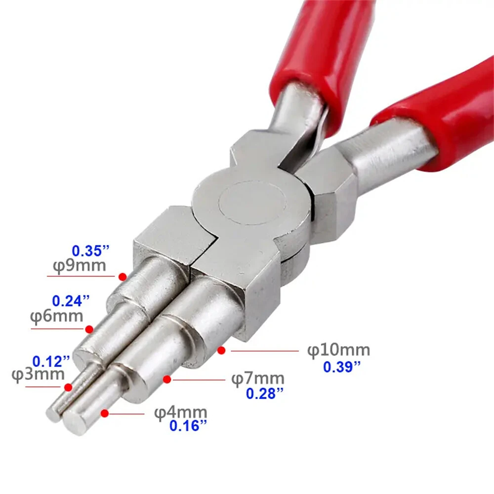 Jewelry Pliers - 6 Inch Round & Needle Nose for Wire Wrapping & Rings - Image 4