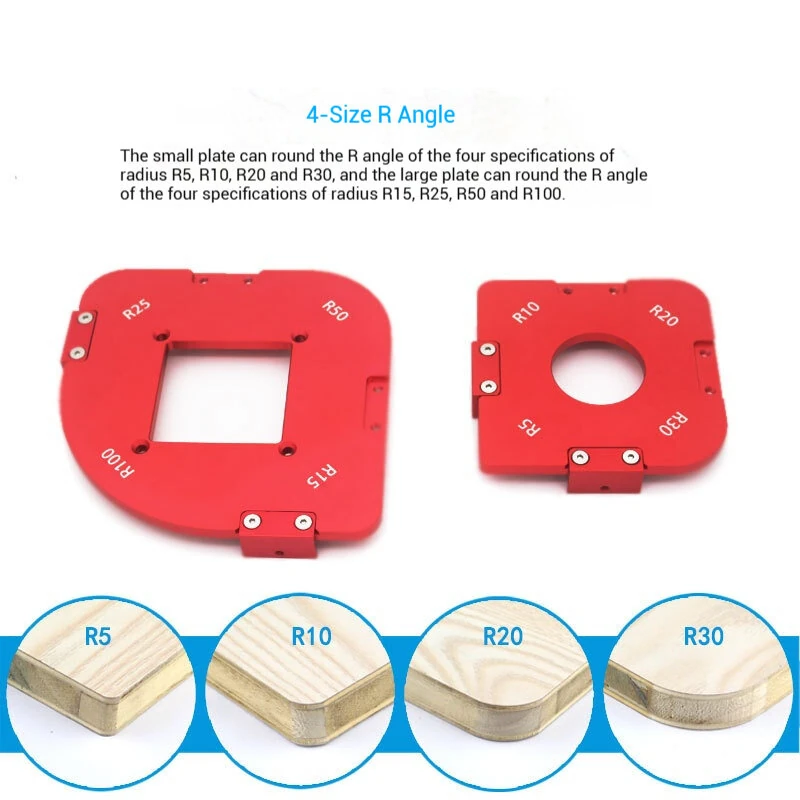 Woodworking Router Corner Radius Jig | Round Arc Cutting Template for Router Table - Image 4